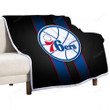 Philadelphia 76Ers Sherpa Blanket - 76 76Ers Basketball Soft Blanket, Warm Blanket