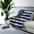 San Diego Padres Cozy Blanket - American Baseball Club American Flag Blue-White Flag Soft Blanket, Warm Blanket