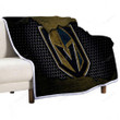 Vegas Golden Knights Sherpa Blanket - Nhl Hockey Western Conference Soft Blanket, Warm Blanket