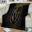 Vegas Golden Knights Sherpa Blanket - Nhl Hockey Western Conference Soft Blanket, Warm Blanket