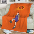 Phoenix Suns Sherpa Blanket - Booker Devin Booker Ix Soft Blanket, Warm Blanket