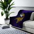 Minnesota Vikings Cozy Blanket - Nfl American Football Nfc Soft Blanket, Warm Blanket