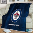 Winnipeg Jets  Sherpa Blanket - Hockey Winnipeg Jets1001 Soft Blanket, Warm Blanket