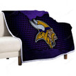 Minnesota Vikings Sherpa Blanket - Nfl American Football Nfc Soft Blanket, Warm Blanket