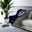 Nhl Tampa Bay Lightning Cozy Blanket - Ash And Gray Basketball Sports  Soft Blanket, Warm Blanket