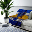 St Louis Blues Cozy Blanket - Grunge Nhl Hockey Soft Blanket, Warm Blanket