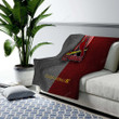 St Louis Cardinals American Baseball Club Cozy Blanket - Leather Mlb St Louis  Soft Blanket, Warm Blanket