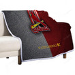 St Louis Cardinals American Baseball Club Sherpa Blanket - Leather Mlb St Louis  Soft Blanket, Warm Blanket