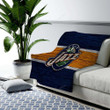 Utah Jazz Cozy Blanket - Basketball Nba Team  Soft Blanket, Warm Blanket
