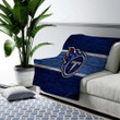 Tennessee Titans Cozy Blanket - Nfl American Conference Wooden American Football Soft Blanket, Warm Blanket