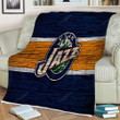 Utah Jazz Sherpa Blanket - Basketball Nba Team  Soft Blanket, Warm Blanket