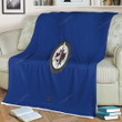 Winnipeg Jets Sherpa Blanket - Blue Canadian Hockey Team Winnipeg Jets  Soft Blanket, Warm Blanket