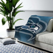 Seattle Seahawk Football Cozy Blanket - Seattle Seahawks  Soft Blanket, Warm Blanket