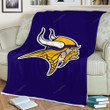 Minnesota Vikings Sherpa Blanket - Football Nfl1001  Soft Blanket, Warm Blanket