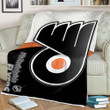 Philadelphia Flyers Sherpa Blanket - Flyers Hockey Nhl Soft Blanket, Warm Blanket