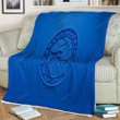 Philadelphia 76Ers Sherpa Blanket - 3D Blue 3D  Soft Blanket, Warm Blanket