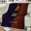 Phoenix Suns Sherpa Blanket - Basketball Club Nba Basketball Soft Blanket, Warm Blanket