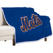 New Sherpa Blanket - York Mets Baseball2002 Soft Blanket, Warm Blanket