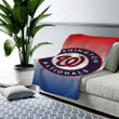 Washington Nationals Cozy Blanket - Mlb Was  Soft Blanket, Warm Blanket