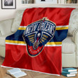 New Orleans Pelicans Sherpa Blanket - Basketball Club Nba  Soft Blanket, Warm Blanket