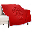 Washington Wizards Sherpa Blanket - 3D Red 3D  Soft Blanket, Warm Blanket