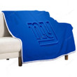 New York Giants Sherpa Blanket - American Football Club 3D Blue  Soft Blanket, Warm Blanket
