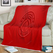 Washington Wizards Sherpa Blanket - 3D Red 3D  Soft Blanket, Warm Blanket