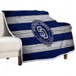 San Diego Padres Mlb Sherpa Blanket - Baseball Usa Major League Baseball Soft Blanket, Warm Blanket