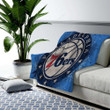 Philadelphia 76Ers  Cozy Blanket - American Basketball Club Geometric  Soft Blanket, Warm Blanket