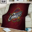 Sports Sherpa Blanket - Basketball Nba Cleveland Cavaliers Soft Blanket, Warm Blanket