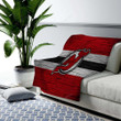 New Jersey Devils Nhl Cozy Blanket - Hockey Club Eastern Conference Usa Soft Blanket, Warm Blanket