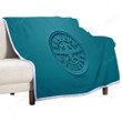 Seattle Mariners Sherpa Blanket - American Baseball Club 3D Turquoise  Soft Blanket, Warm Blanket