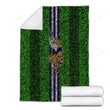 Minnesota Vikings Cozy Blanket - Grass Football Lawn Soft Blanket, Warm Blanket