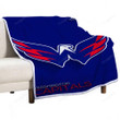 Washington Capitals Sherpa Blanket - Hockey Washington Dc  Soft Blanket, Warm Blanket