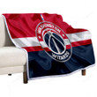 Washington Wizards Sherpa Blanket - Basketball Club Nba  Soft Blanket, Warm Blanket