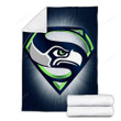 Seattle Seahawks Cozy Blanket - Football Nfl1002  Soft Blanket, Warm Blanket