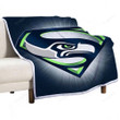 Seattle Seahawks Sherpa Blanket - Football Nfl1002  Soft Blanket, Warm Blanket