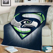Seattle Seahawks Sherpa Blanket - Football Nfl1002  Soft Blanket, Warm Blanket