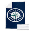 Seattle Mariners Cozy Blanket - Baseball Mlb Washington Soft Blanket, Warm Blanket