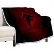Sports Sherpa Blanket - Football Atlanta Falcons  Soft Blanket, Warm Blanket