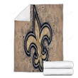 New Orleans Saints Cozy Blanket - Geometric American Football Club  Soft Blanket, Warm Blanket