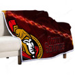 Ottawa Senators Sherpa Blanket - Senators Ottawa Sens1003 Soft Blanket, Warm Blanket