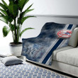 Ny Yankees Cozy Blanket - Baseball Blue City Soft Blanket, Warm Blanket