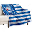 Philadelphia 76Ers Sherpa Blanket - Nba Sixers Flag Soft Blanket, Warm Blanket