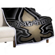 Saints Sherpa Blanket - Football New Orleans Saints  Soft Blanket, Warm Blanket