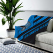 Orlando Magic Cozy Blanket - American Basketball Club Black And Blue Abstraction Soft Blanket, Warm Blanket