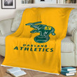 Oakland Athletics Sherpa Blanket - Baseball Mlb1002  Soft Blanket, Warm Blanket