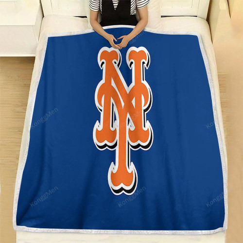 New York Mets Orange Fleece Blanket -  Soft Blanket, Warm Blanket