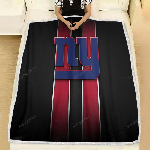 New York Giants Fleece Blanket - Football Nfl 2002 Soft Blanket, Warm Blanket