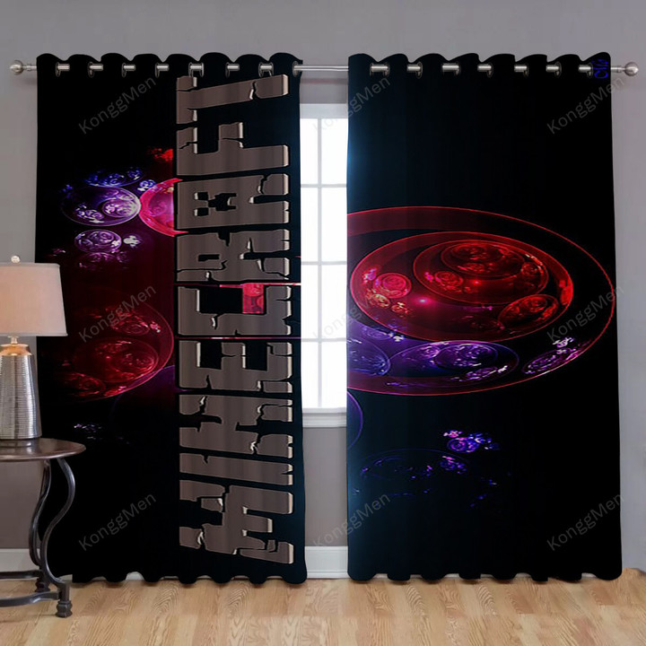 Minecraft Game Poster Minecraft Window Curtains - Blackout Curtains, Living Room Curtains For Window